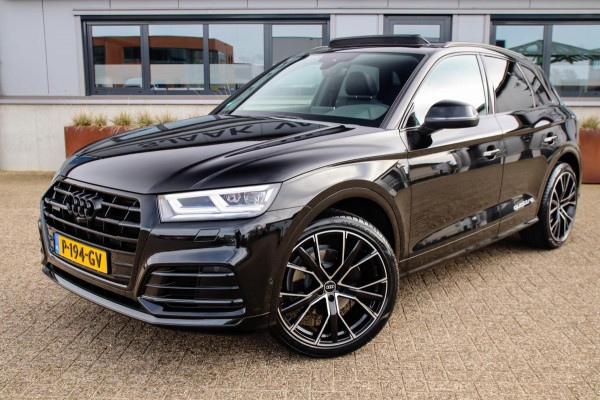 Audi Q5 2.0 TFSI Quattro Pro Line S S-Line 252pk Automaat! 1e Eig|DLR|Luchtvering|Panoramadak|Virtual Cockpit|LED Matrix|360|Black