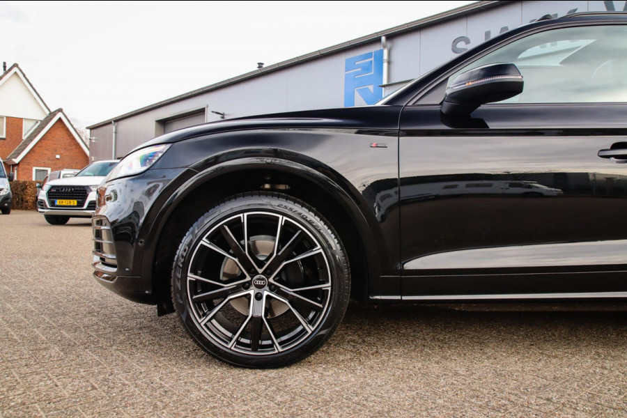 Audi Q5 2.0 TFSI Quattro Pro Line S S-Line 252pk Automaat! 1e Eig|DLR|Luchtvering|Panoramadak|Virtual Cockpit|LED Matrix|360|Black