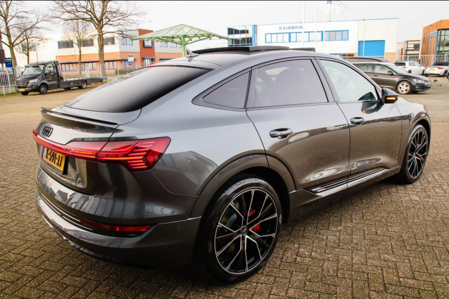 Audi e-tron Sportback 55 Quattro S Edition Pro Line S S-Line 408pk! 8%|1e|NL|DLR|Panoramadak|Virtual Cockpit|Luchtvering|B&O|Black