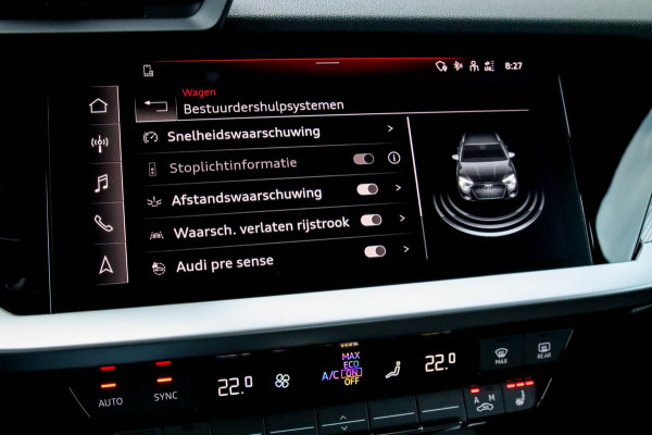 Audi A3 Sportback 35 1.5 TFSI S Edition One S-line 150pk S-Tronic Lederen kuipstoelen|Virtual Cockpit|Panoramadak|LED Matrix|Black