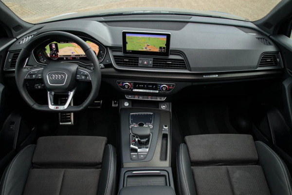 Audi Q5 2.0 TFSI Quattro Pro Line S S-Line 252pk Automaat! 2e|Dealer|Luchtvering|Panoramadak|Virtual Cockpit|Camera|ACC|Black|22