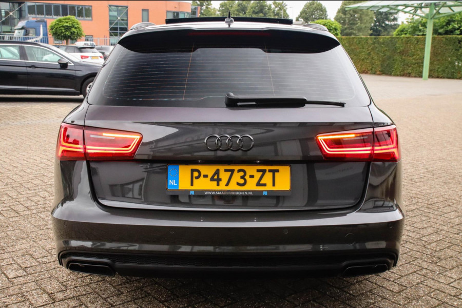 Audi A6 Avant 1.8 TFSI ultra Sport S-Line Automaat 190pk! 2e Eig|DLR|Panoramadak|Lederen sportstoelen|LED Matrix|BOSE|20inch|Black