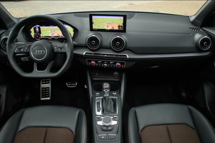 Audi Q2 2.0 TFSI Quattro Sport Pro Line S S-line 190pk S-Tronic! 1e|DLR|Virtual Cockpit|Panoramadak|LED Matrix|Leder|Ambiance|B&O