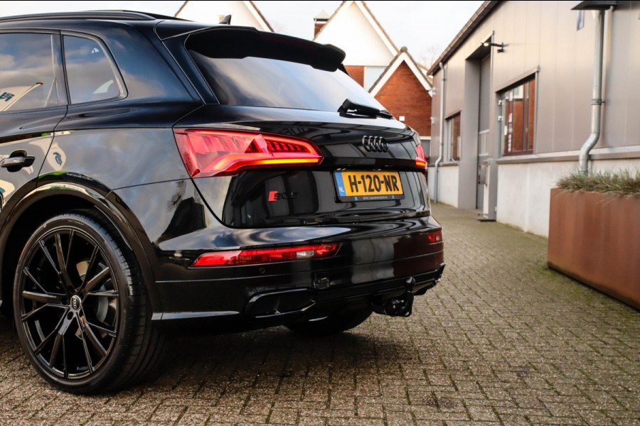 Audi SQ5 3.0TFSI Q5 Quattro S-Line 354pk Automaat! 1e Eig|DLR|Luchtvering|Kuipstoelen|Panoramadak|Virtual Cockpit|Black|Carbon|22