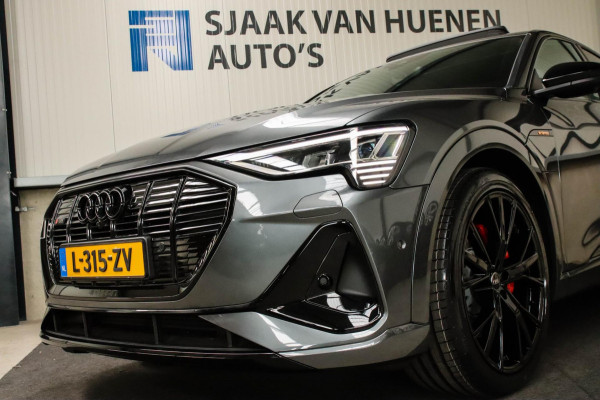 Audi e-tron Sportback 55 Quattro S Edition Pro Line S S-Line 408pk 12%|1e|NL|DLR|Panoramadak|Virtual Cockpit|Luchtvering|360|Black