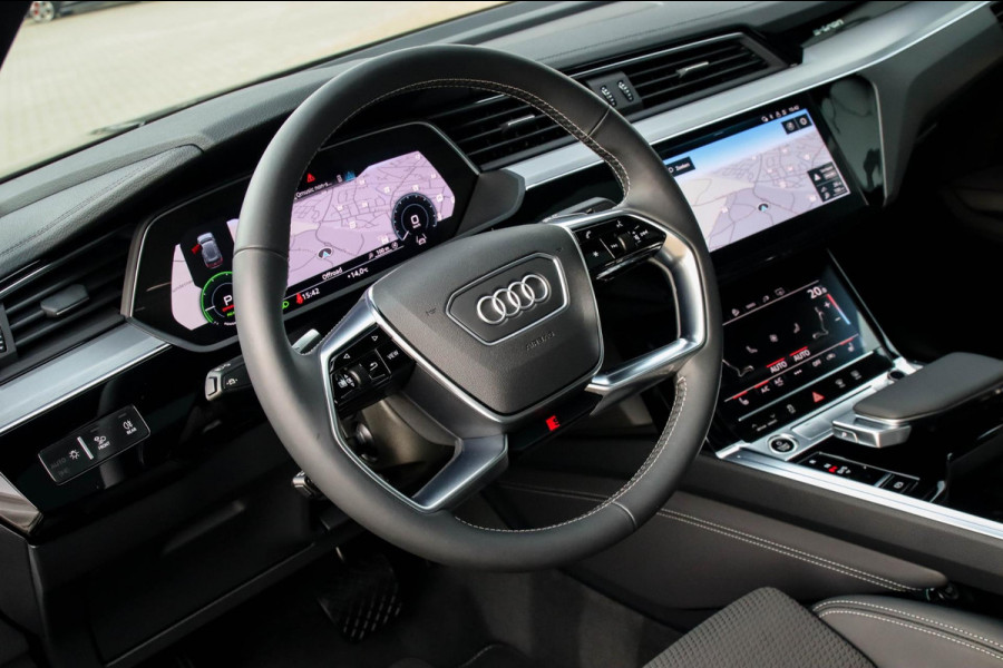 Audi e-tron Sportback 55 Quattro S Edition Pro Line S S-Line 408pk 12%|1e|NL|DLR|Panoramadak|Virtual Cockpit|Luchtvering|360|Black