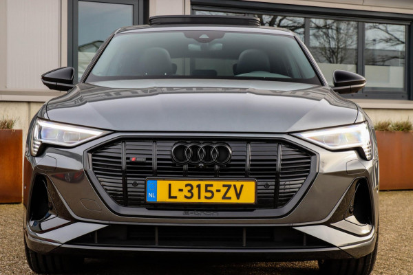 Audi e-tron Sportback 55 Quattro S Edition Pro Line S S-Line 408pk 12%|1e|NL|DLR|Panoramadak|Virtual Cockpit|Luchtvering|360|Black