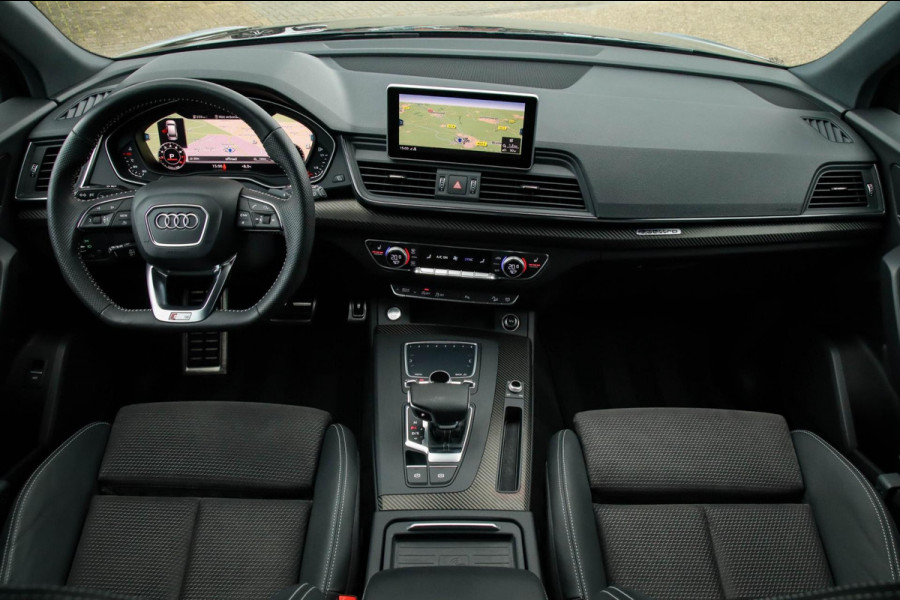 Audi Q5 2.0 TFSI Quattro Pro Line S S-Line 252pk Automaat NL|Virtual Cockpit|Leder|LED Matrix|Camera|Keyless|Black|21inch|Trekhaak