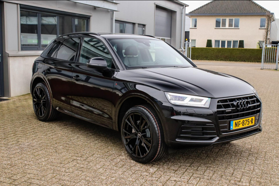 Audi Q5 2.0 TFSI Quattro Pro Line S S-Line 252pk Automaat NL|Virtual Cockpit|Leder|LED Matrix|Camera|Keyless|Black|21inch|Trekhaak