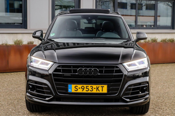 Audi Q5 2.0 TFSI Quattro Pro Line S S-Line 252pk Automaat! 1e Eig|DLR|Panoramadak|Virtual Cockpit|LED Matrix|Black|22inch|Trekhaak