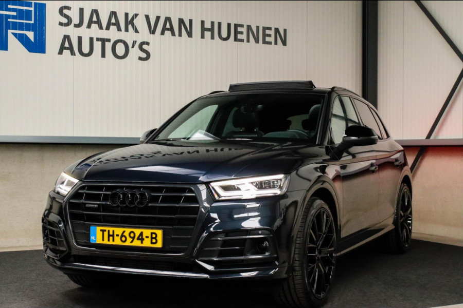 Audi Q5 2.0 TFSI Quattro Pro Line S S-Line 252pk Automaat! 1e|NL|DLR|Luchtvering|Kuipstoelen|Panoramadak|Virtual Cockpit|B&O|Black