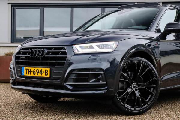 Audi Q5 2.0 TFSI Quattro Pro Line S S-Line 252pk Automaat! 1e|NL|DLR|Luchtvering|Kuipstoelen|Panoramadak|Virtual Cockpit|B&O|Black