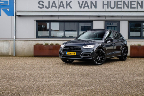 Audi Q5 2.0 TFSI Quattro Pro Line S S-Line 252pk Automaat! 1e|NL|DLR|Luchtvering|Kuipstoelen|Panoramadak|Virtual Cockpit|B&O|Black