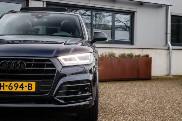 Audi Q5 2.0 TFSI Quattro Pro Line S S-Line 252pk Automaat! 1e|NL|DLR|Luchtvering|Kuipstoelen|Panoramadak|Virtual Cockpit|B&O|Black