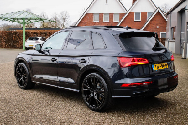 Audi Q5 2.0 TFSI Quattro Pro Line S S-Line 252pk Automaat! 1e|NL|DLR|Luchtvering|Kuipstoelen|Panoramadak|Virtual Cockpit|B&O|Black