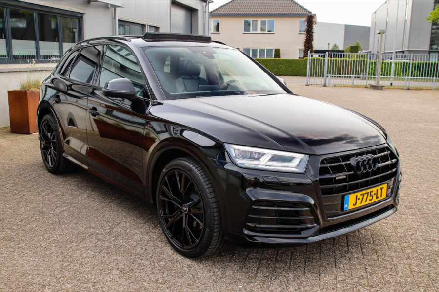 Audi Q5 2.0 TFSI Quattro Pro Line S S-Line 252pk Automaat! 1e Eig|DLR|Luchtvering|Panoramadak|Virtual Cockpit|LED Matrix|B&O|Black