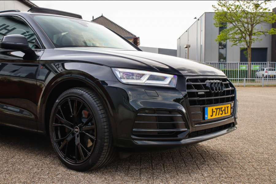 Audi Q5 2.0 TFSI Quattro Pro Line S S-Line 252pk Automaat! 1e Eig|DLR|Luchtvering|Panoramadak|Virtual Cockpit|LED Matrix|B&O|Black