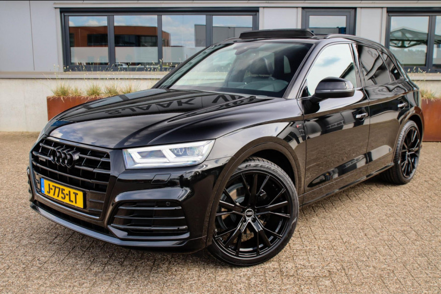 Audi Q5 2.0 TFSI Quattro Pro Line S S-Line 252pk Automaat! 1e Eig|DLR|Luchtvering|Panoramadak|Virtual Cockpit|LED Matrix|B&O|Black