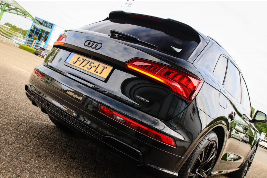 Audi Q5 2.0 TFSI Quattro Pro Line S S-Line 252pk Automaat! 1e Eig|DLR|Luchtvering|Panoramadak|Virtual Cockpit|LED Matrix|B&O|Black