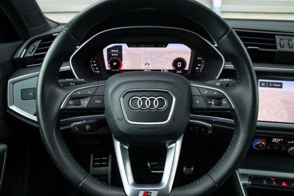 Audi Q3 35 TFSI 1.5 TFSI S Line Pro Line S 150pk S-Tronic! 1e|Panoramadak|Virtual Cockpit|LED|Leder elektrisch|Lane|20inch|Black