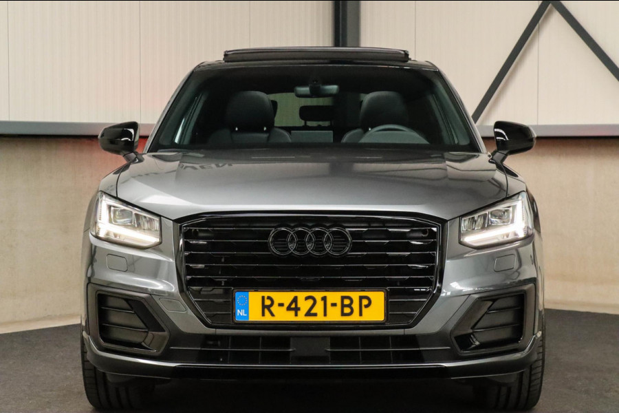 Audi Q2 1.4 TFSI CoD Sport Pro Line S S-line 150pk S-Tronic! 1e Eig|DLR|Panoramadak|LED Matrix|3D Knippers|Leder|Black|19|Trekhaak