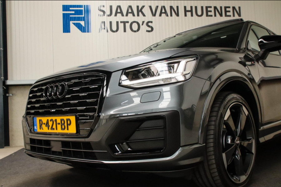 Audi Q2 1.4 TFSI CoD Sport Pro Line S S-line 150pk S-Tronic! 1e Eig|DLR|Panoramadak|LED Matrix|3D Knippers|Leder|Black|19|Trekhaak