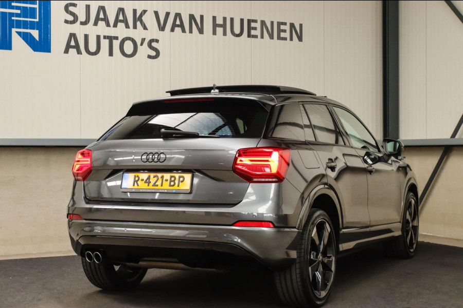 Audi Q2 1.4 TFSI CoD Sport Pro Line S S-line 150pk S-Tronic! 1e Eig|DLR|Panoramadak|LED Matrix|3D Knippers|Leder|Black|19|Trekhaak