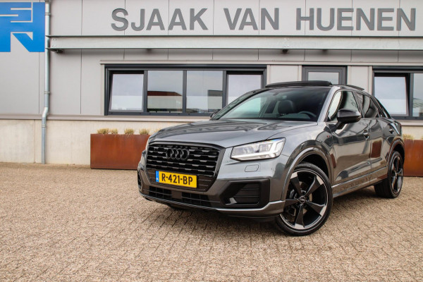 Audi Q2 1.4 TFSI CoD Sport Pro Line S S-line 150pk S-Tronic! 1e Eig|DLR|Panoramadak|LED Matrix|3D Knippers|Leder|Black|19|Trekhaak