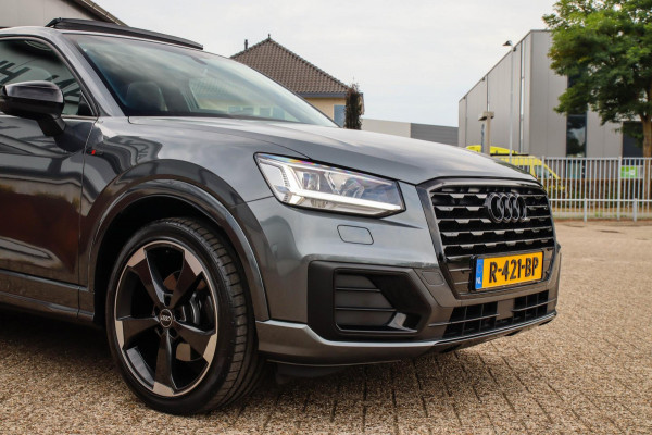 Audi Q2 1.4 TFSI CoD Sport Pro Line S S-line 150pk S-Tronic! 1e Eig|DLR|Panoramadak|LED Matrix|3D Knippers|Leder|Black|19|Trekhaak