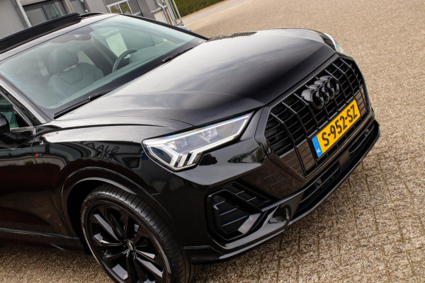 Audi Q3 35 TFSI 1.5 TFSI S Line Pro Line S 150pk S-Tronic! 1e|Panoramadak|Virtual Cockpit|LED Matrix|Leder elektrisch|Black|20inch