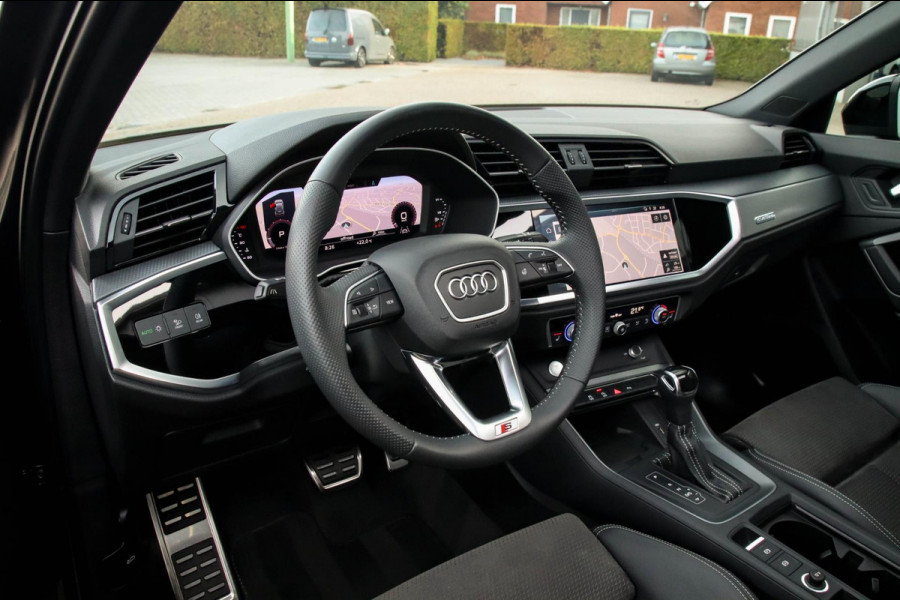 Audi Q3 40 2.0TFSI Quattro S-line Pro Line S 190pk S-Tronic! 1e Eig|Panoramadak|Virtual Cockpit|LED Matrix|Leder|20inch|Black Pack