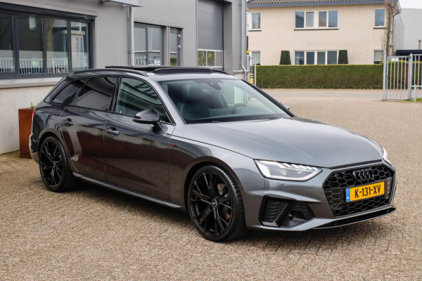 Audi A4 Avant 2.0 TFSI S line Black Edition Facelift 150pk S-Tronic! DLR|Panoramadak|Virtual Cockpit|Leder|LED Matrix|Camera|Black