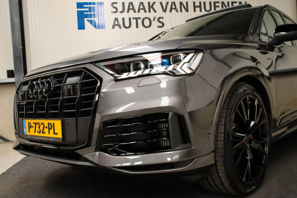 Audi Q7 55TFSI e Quattro Pro Line S S-Line 381pk Automaat! 1e Eig|DLR|Luchtvering|Panoramadak|Virtual|HD Matrix LED|Black|Trekhaak