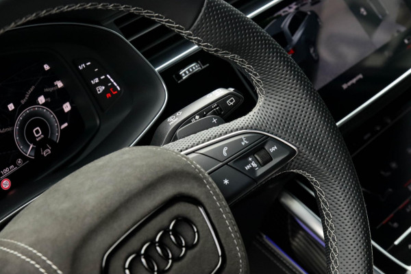 Audi Q7 55TFSI e Quattro Pro Line S S-Line 381pk Automaat! 1e Eig|DLR|Luchtvering|Panoramadak|Virtual|HD Matrix LED|Black|Trekhaak