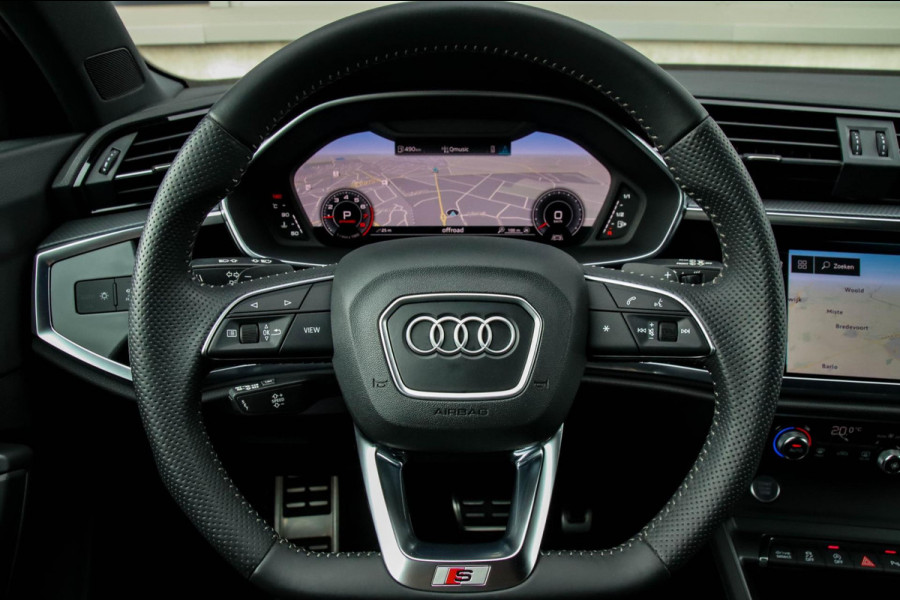 Audi Q3 35 TFSI 1.5 TFSI S Line Pro Line S 150pk S-Tronic! 1e|DLR|Virtual Cockpit|LED Matrix|Leder elektrisch|Keyless|Black|20inch