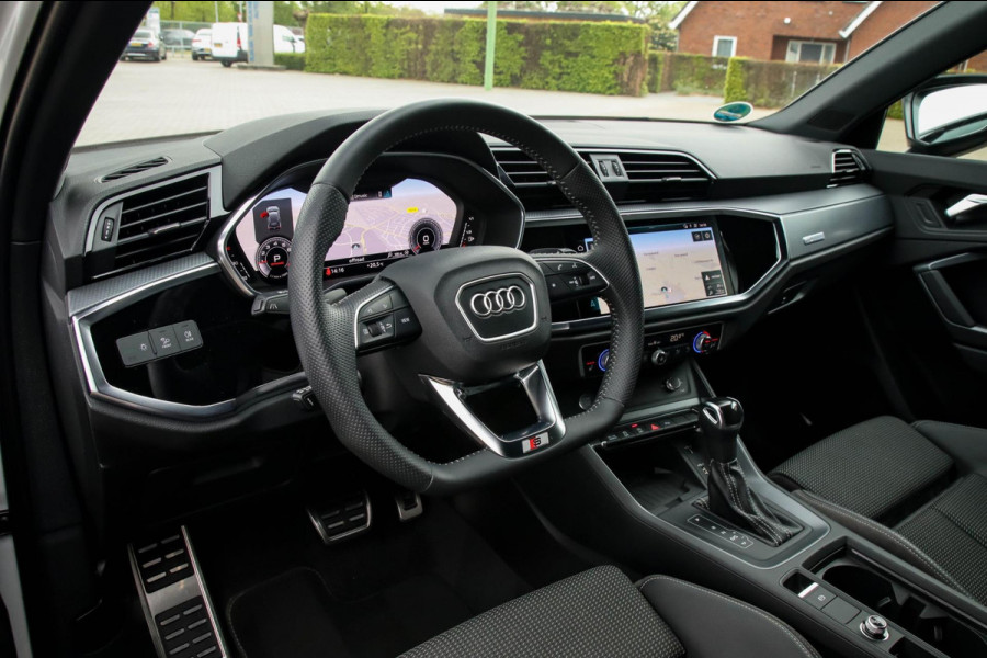 Audi Q3 35 TFSI 1.5 TFSI S Line Pro Line S 150pk S-Tronic! 1e|DLR|Virtual Cockpit|LED Matrix|Leder elektrisch|Keyless|Black|20inch