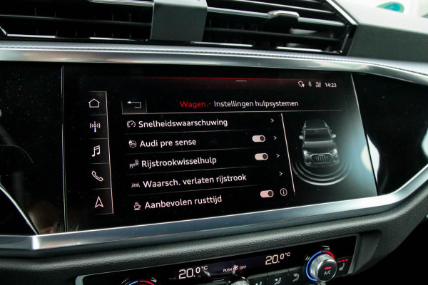 Audi Q3 35 TFSI 1.5 TFSI S Line Pro Line S 150pk S-Tronic! 1e|DLR|Virtual Cockpit|LED Matrix|Leder elektrisch|Keyless|Black|20inch