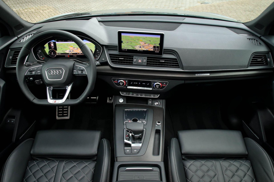 Audi Q5 55 TFSI e Quattro Competition Pro Line S S-Line 367pk Automaat Luchtvering|Panoramadak|Virtual Cockpit|S kuipstoelen|Black