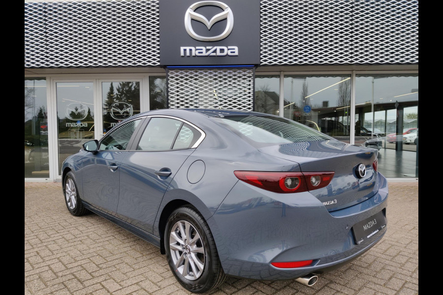 Mazda 3 2.0 E-SkyActiv-G 122 Comfort Automaat | VAKANTIEVOORDEEL! | LEER PAKKET | 6 JAAR GARANTIE! |