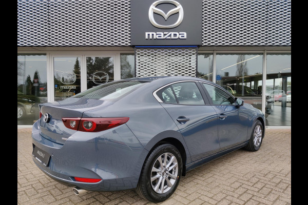 Mazda 3 2.0 E-SkyActiv-G 122 Comfort Automaat | VAKANTIEVOORDEEL! | LEER PAKKET | 6 JAAR GARANTIE! |