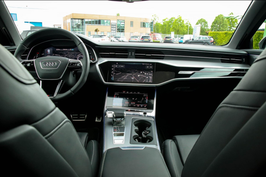 Audi A6 Avant 45 2.0TFSI Quattro S line Edition 245pk Automaat! 1e|Panoramadak|Virtual Cockpit|Leder|HD Matrix LED|Black|Trekhaak