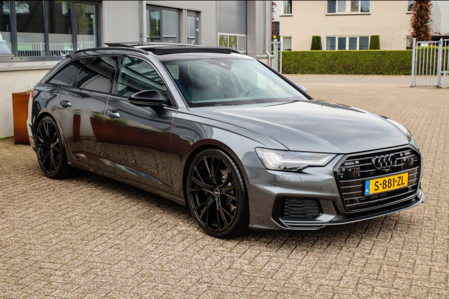 Audi A6 Avant 45 2.0TFSI Quattro S line Edition 245pk Automaat! 1e|Panoramadak|Virtual Cockpit|Leder|HD Matrix LED|Black|Trekhaak