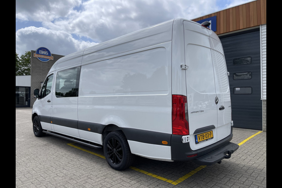 Mercedes-Benz Sprinter 317 1.9 CDI 170pk L3H2 RWD / luxe DC 5 persoons / rijklaar € 48.950 ex btw / trekhaak / climate control / achteruit rijcamera / 18 inch velgen met 4 seizoenen banden !