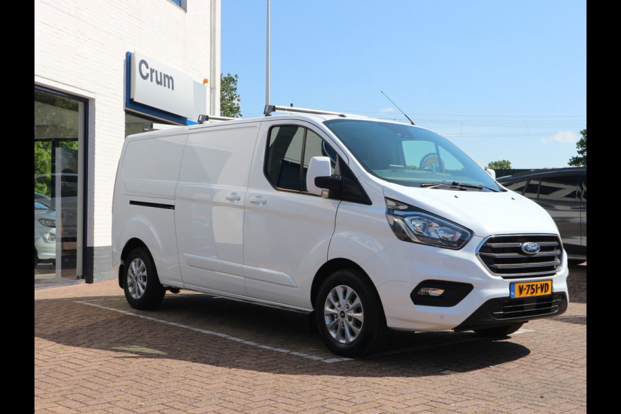 Ford Transit Custom 300 2.0 130pk L2H1 Limited * Trekhaak * Camera * Imperiaal wegklapbaar *