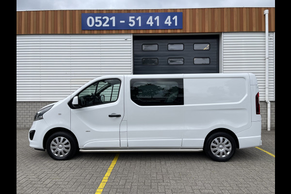 Opel Vivaro 1.6 CDTI 125pk L2H1 DC 5 persoons Sport EcoFlex / rijklaar € 18.950 ex btw / lease vanaf € 401 / stoelverwarming / airco / cruise / trekhaak / navi / pdc !