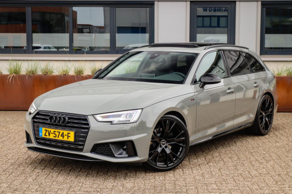 Audi A4 Avant 40 2.0TFSI S line Black Edition Facelift 190pk S-Tronic 1e|Panoramadak|Virtual Cockpit|Leder|LED Matrix|Camera|Black