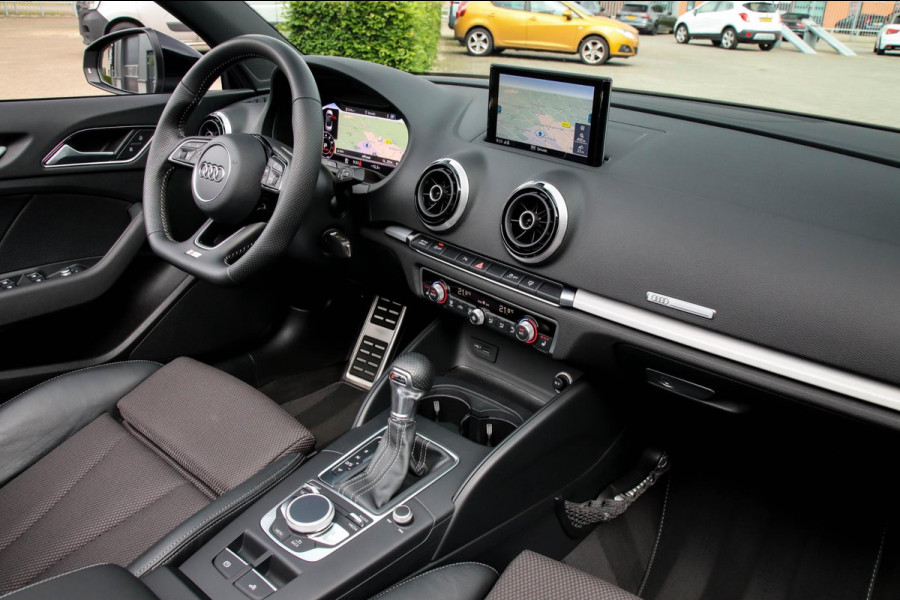 Audi A3 Cabriolet Facelift 1.4 TFSI Sport Pro Line S Line S-Tronic Automaat 1e|DLR|Virtual Cockpit|LED Matrix|Leder|ACC|CarPlay|19