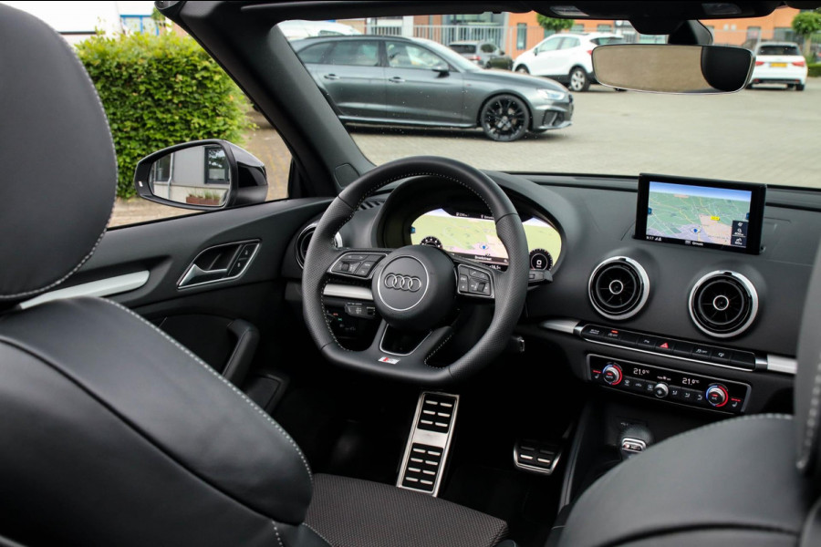 Audi A3 Cabriolet Facelift 1.4 TFSI Sport Pro Line S Line S-Tronic Automaat 1e|DLR|Virtual Cockpit|LED Matrix|Leder|ACC|CarPlay|19