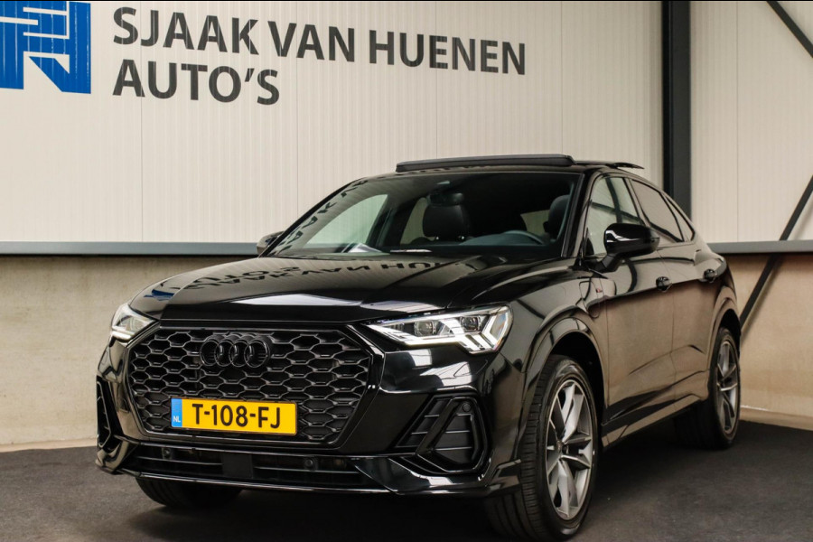 Audi Q3 Sportback 45 TFSI e S Line Edition 245pk S-Tronic 1e Eig|DLR|Panoramadak|Virtual Cockpit|LED Matrix|Leder|ACC|Camera|Black