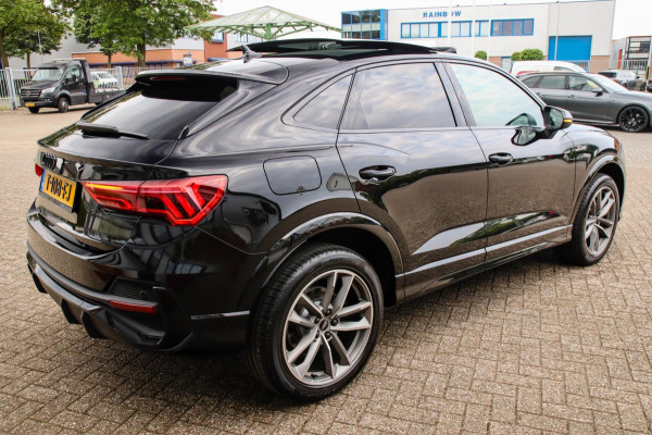 Audi Q3 Sportback 45 TFSI e S Line Edition 245pk S-Tronic 1e Eig|DLR|Panoramadak|Virtual Cockpit|LED Matrix|Leder|ACC|Camera|Black